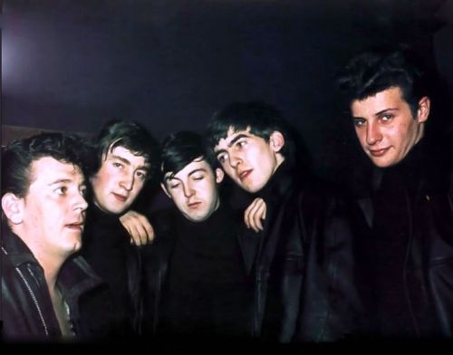 The Beatles with Gene Vincent Photo Print 8.5 x 11&#034;