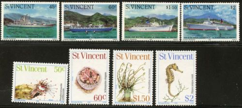 ST. VINCENT Sc#662-5//O1-6 1982-83 Six Complete Topical Sets Mint NH