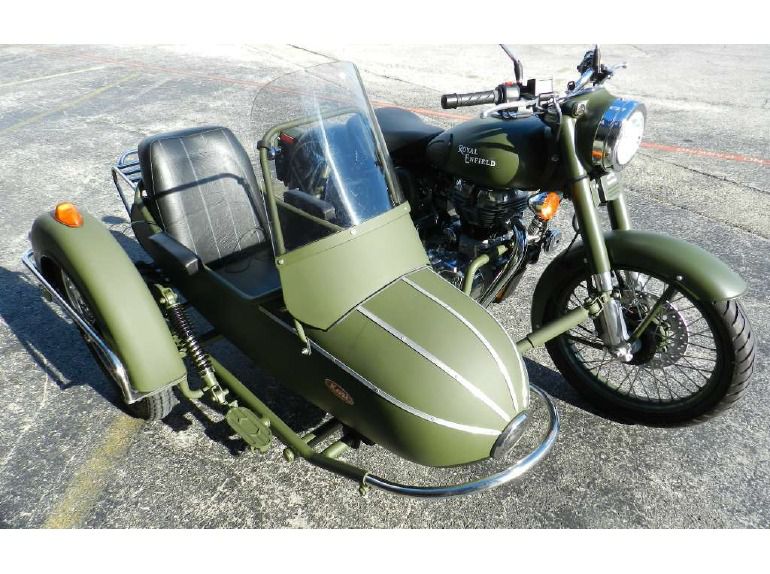 2014 Royal Enfield C5 Army with sidecar 