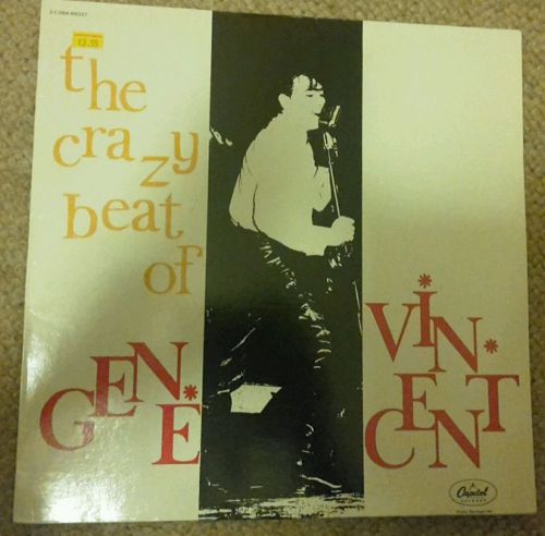 Gene vincent the crazy beat of rare original vinyl record 12&#034; lp 1977 import