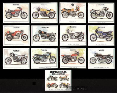 Superbikes MV Augusta Moto Guzzi Benelli Print T Cards
