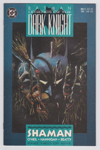 Batman: Legends of the Dark Knight #2 &amp; 3 Set DC 1989 O&#039;Neill Hannigan Shaman
