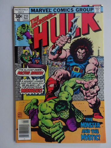 Incredible Hulk #211 Hi Grade Doctor Druid Mongu Hannigan &amp; Chan