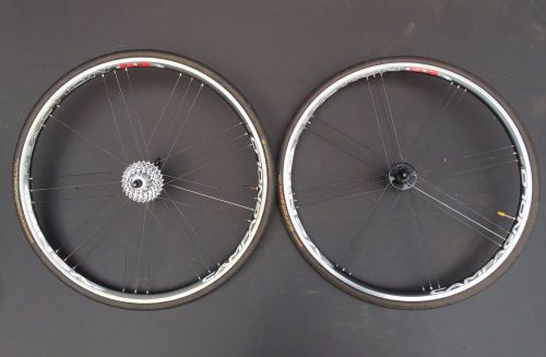 Campagnolo Vento Reaction G3 Clincher Wheelset w Cassette, Tires, Tubes, Skewers