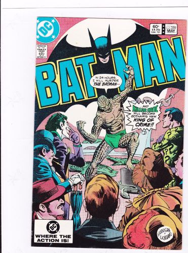 BATMAN #359 / 1ST KILLER CROC COVER / HANNIGAN &amp; GIORDANO / 1983 / DC COMICS