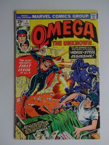 Omega the Unknown #1 Protar Ed Hannigan 1st Issue