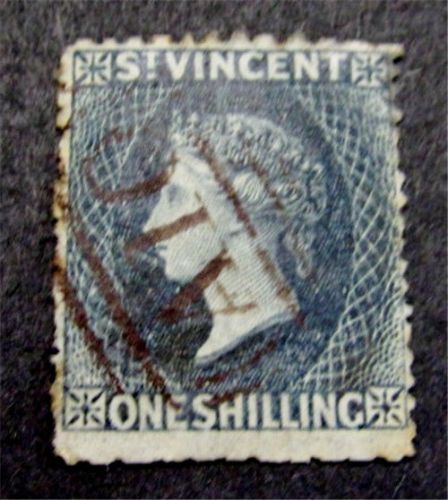nystamps British St Vincent Stamp # 12 Used $140