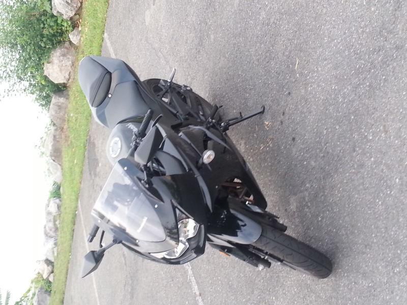sport bike, black,motorcycle,ninja,250r,used