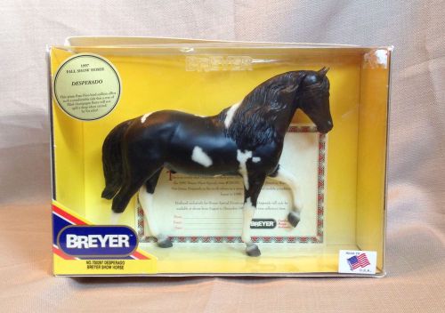 Breyer Desperado 1997 Fall Show Horse on El Pastor Mold w/COA and Box