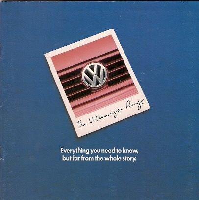 Volkswagen Polo Golf Vento Passat Sharan 1997 UK Market Mailer Sales Brochure