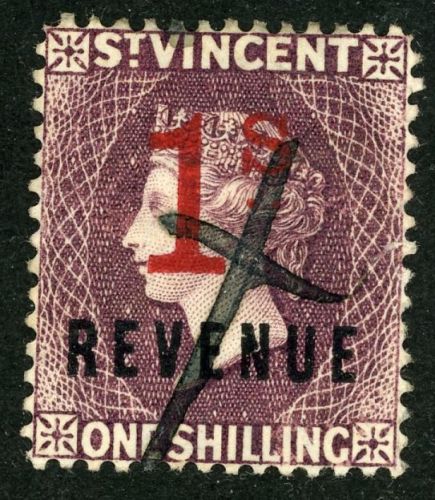 #0232 St Vincent General Revenue stamp