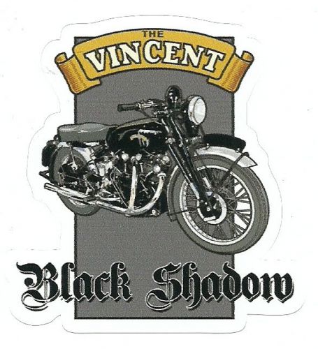 VINCENT BLACK SHADOW MOTORCYCLE Sticker Decal