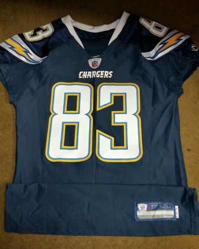Vincent Jackson Autographed Game Used Worn 2011 Chargers Jersey - PSA Certified