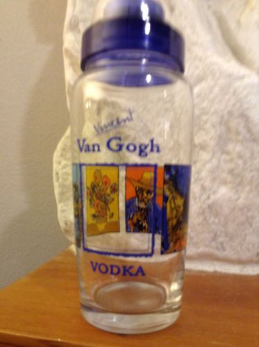 Vincent Van Gogh glass cocktail shaker