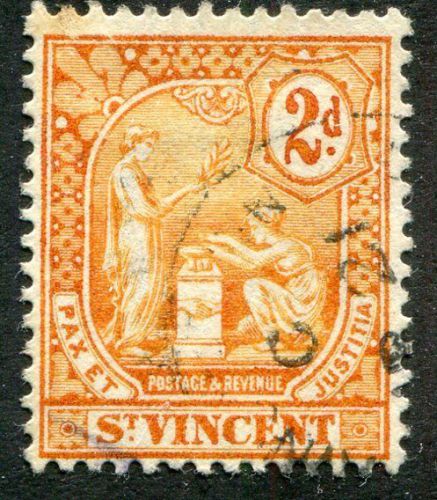 ST VINCENT 92 Very Nice Used Issue VICTORIA UPTOWN 15348