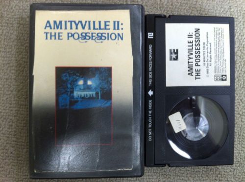 AMITYVILLE 2: THE POSSESSION Beta Original Release on Video