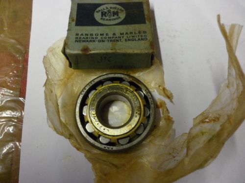 Vintage vincent timing side main roller bearing r&amp;m lrj 3/4 brass cage  n.o.s