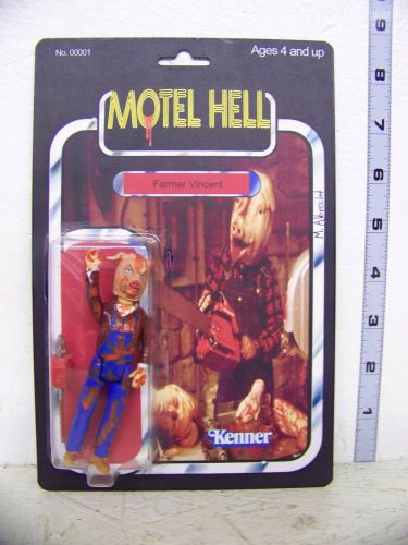 Motel Hell &#034;Farmer Vincent&#034; Figure Custom Made BLOODY