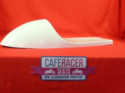 Vincent style cafe racer seat new &amp; unused in white