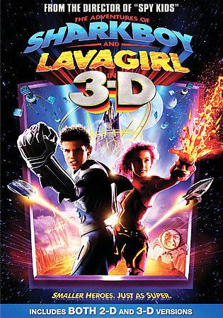Adventures of sharkboy and lava girl in 3-d (dvd, 2005) acceptable