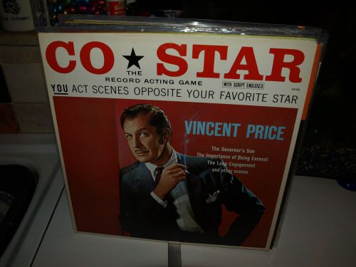 CO STAR --- VINCENT PRICE film tie-in spoken word vinyl album