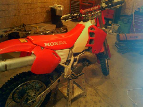 1993 honda cr500 less than 60 hours since new