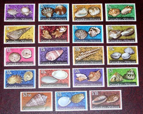 St. Vincent Grenadines 33-51 Sea Shells MNH