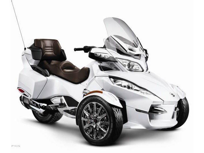 2013 CAN-AM SPYDER RT LIMITED SE5 PEARL WHITE--3 YR WARRANTY