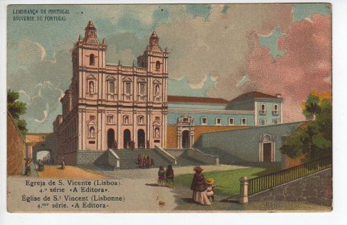 c1900 Portugal, Eglise de St Vincent