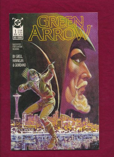 DC Comics GREEN ARROW #1 VF/NM 9.0 MIKE GRELL Hannigan Giordano