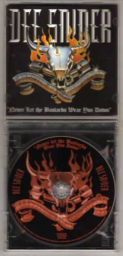 DEE SNIDER: NEVER LET THE BASTARDS WEAR YOU DOWN CD HARD ROCK TWISTED SISTER