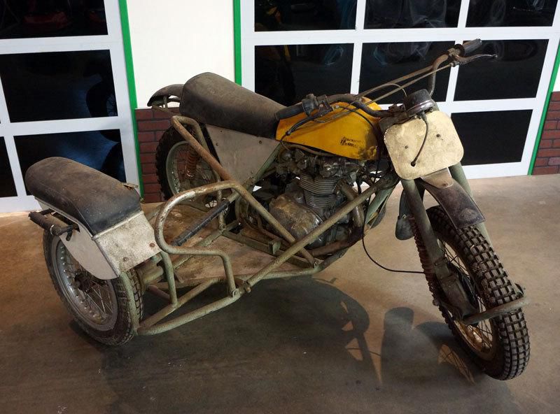 Vintage Wasp Rhind Tutt Sidecar Honda Moto X