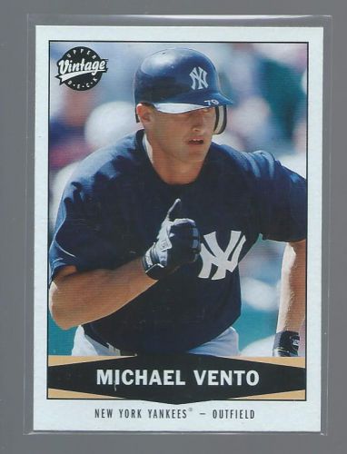 0659~ 2004 Upper Deck Vintage #476 MICHAEL VENTO ~ RC ~ New York Yankees
