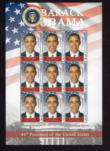 2009 OBAMA 3 DIFFERENT SS MNH FROM GAMBIA, LIBERIA &amp; ST. VINCENT