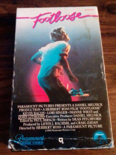 Footloose 1984 (Kevin Bacon) Beta video cassette.