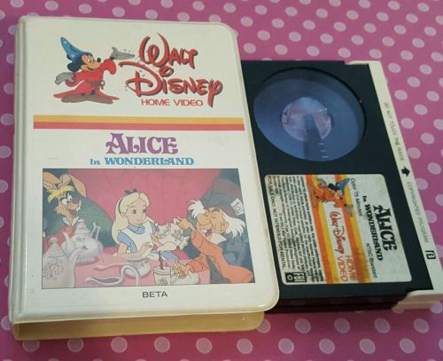 Alice in Wonderland Beta Video in Clamshell, Buy $10, GET FREE SHIPPING*