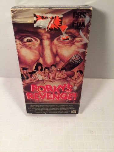Vintage 1985 Beta Betamax Version Porky&#039;s Revenge CBS FOX Video