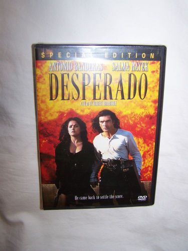 Desperado (dvd 1995) antonio banderas, salma hayek, steve buscemi; new/sealed