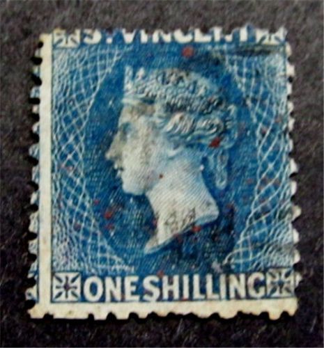nystamps British St Vincent Stamp # 9 Used $110