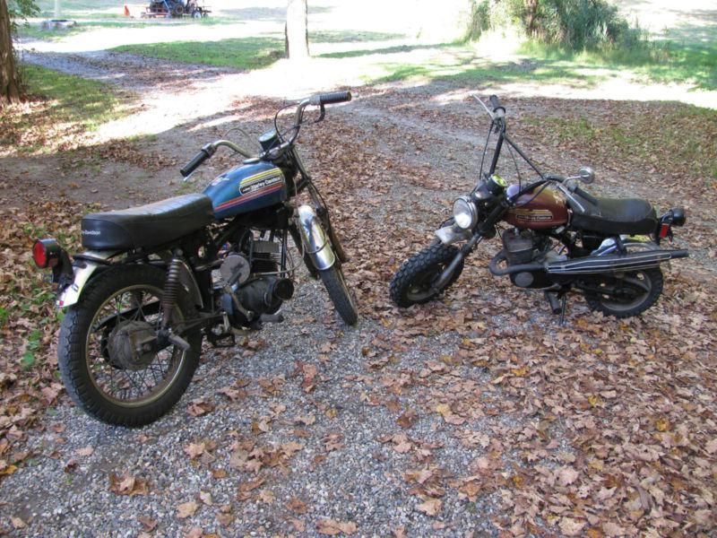 2 MINI HARLEYS Z AND X 90s 1974