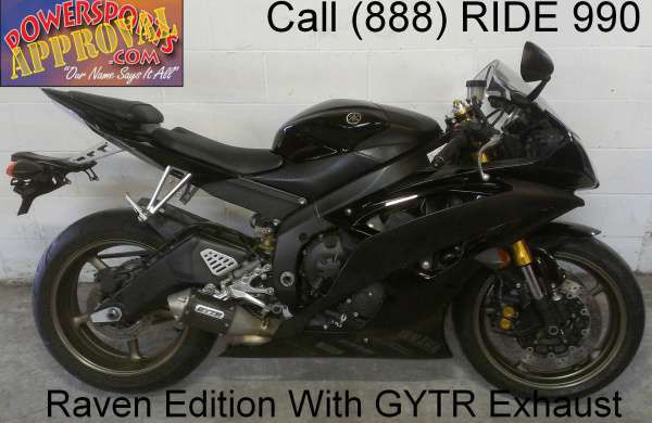 2008 used Yamaha R6 sport bike for sale with GYTR Factory Performance exhaust -