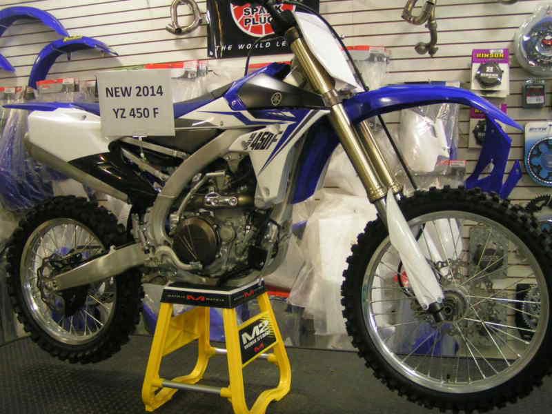 NEW 2014 Yamaha YZ450F ~ ALL NEW for 2014 ~^ $NO Setup or Prep Fees ^~ In Stock!
