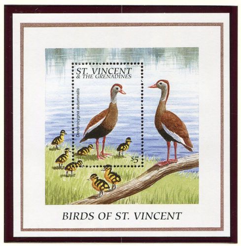 St Vincent, Scott 2291-92, Birds, 1996, NH