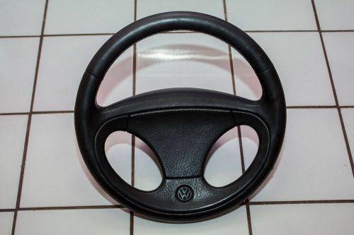 Rare vw golf mk3 vr6 gti leather steering wheel no air bag genuine vento
