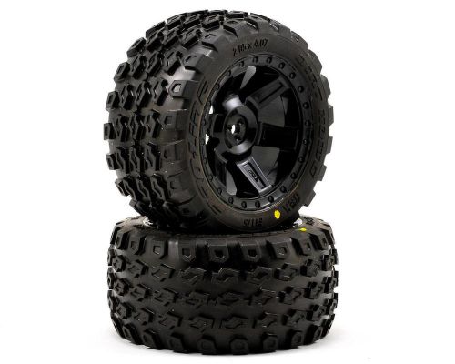 Pro-Line Dirt Hawg 2.8&#034; Tires w/Desperado Electric Rear Wheels (2) (Black) (M2)