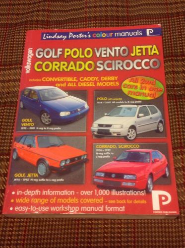 Volkswagen Golf Polo Vento Jetta Corrado Scirocco Manual
