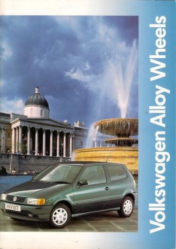Volkswagen Polo Golf Vento Passat Corrado Accessory Alloy Wheels 1995 Brochure