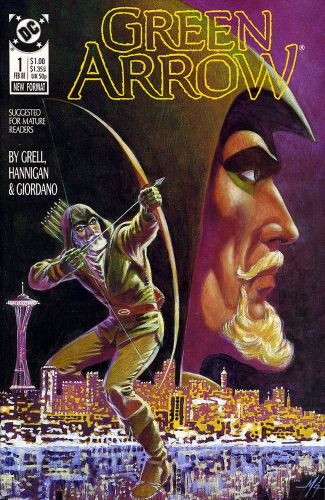 GREEN ARROW # 1 NM 1988 M.Grell E.Hannigan DC COMICS *Ships Free w/$35 order