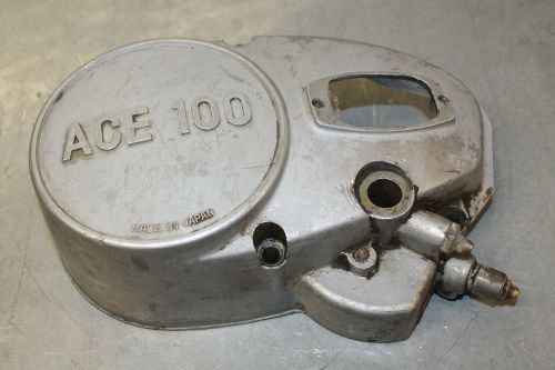 Vintage hodaka ace 100 mx super rat left side engine flywheel motor cover oem