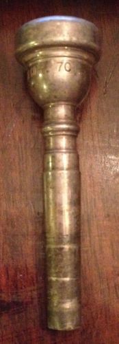 Vintage vincent bach silver plated mouthpiece 7c - trumpet trombone clarinet